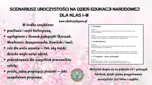 Scenariusz uroczystości na Dzień Edukacji Narodowej dla klas I–III.png