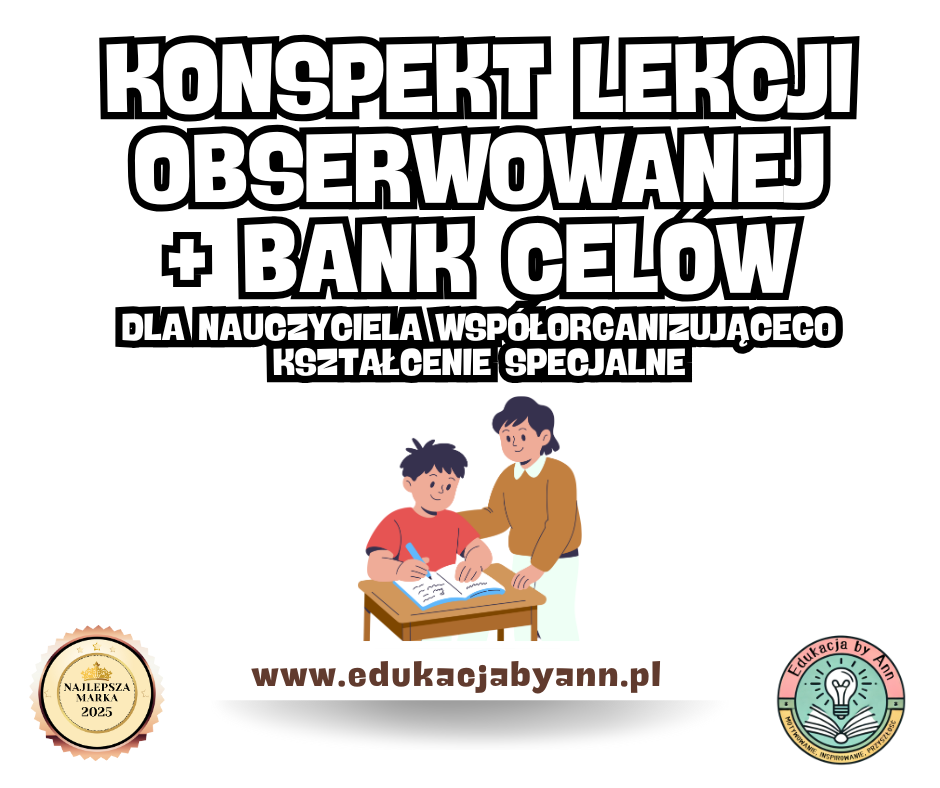 Konspekt lekcji bez stresu. Poradnik dla nauczyciela współorganizującego