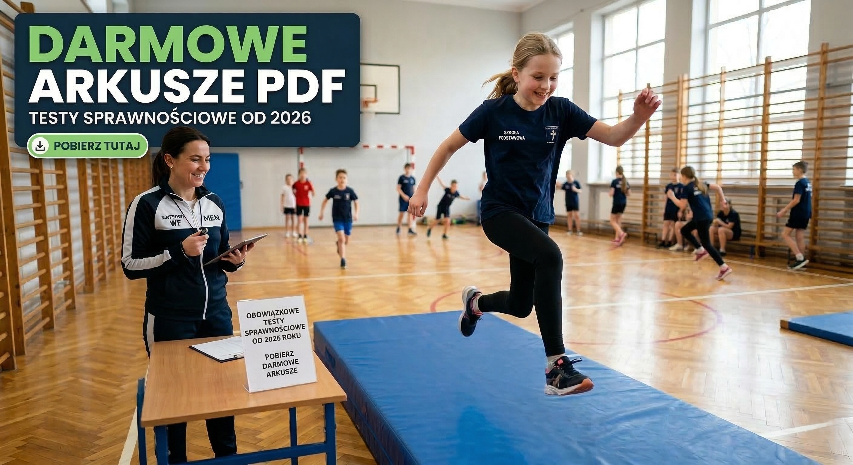Darmowe arkusze do obowiązkowych testów sprawnościowych – zgodne z nowymi przepisami MEN od 2025 roku